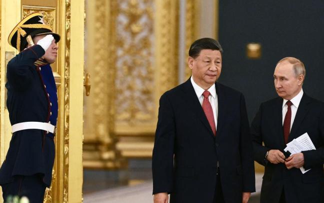 Xi Jinping y Putin durante su encuentro en el Kremlin. Xi Jinping y Putin durante su encuentro en el Kremlin.