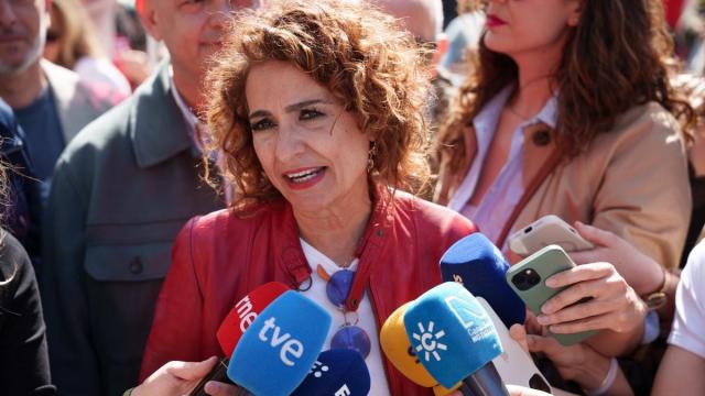 La candidata a la Junta de Andalucía por el Partido PSOE-A María Jesús Montero