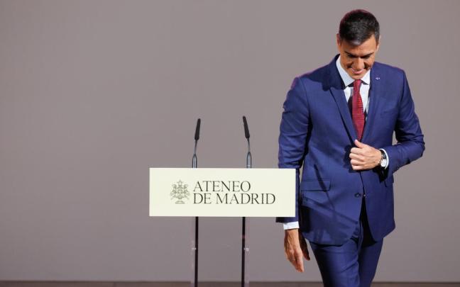 El presidente del Gobierno español en funciones y secretario general del PSOE, Pedro Sánchez