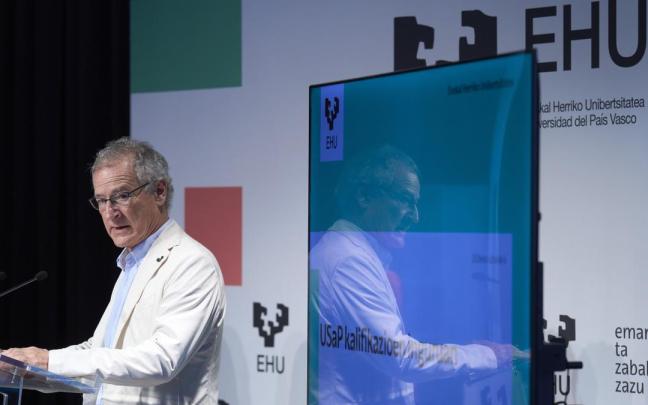 El rector de la EHU, Joxerramon Bengoetxea.