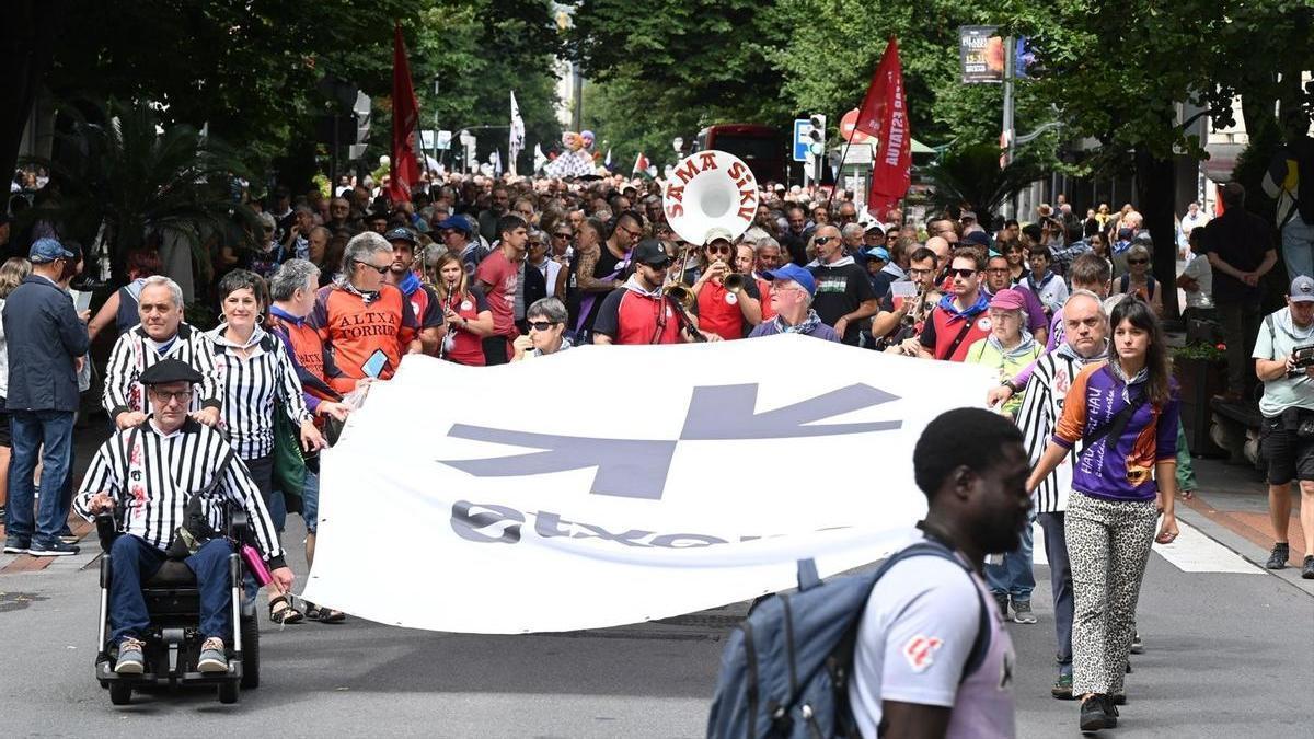 Manifestación de Sare en Bilbao.
