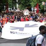 Manifestación de Sare en Bilbao.