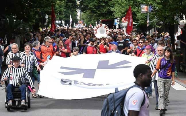 Manifestación de Sare en Bilbao.