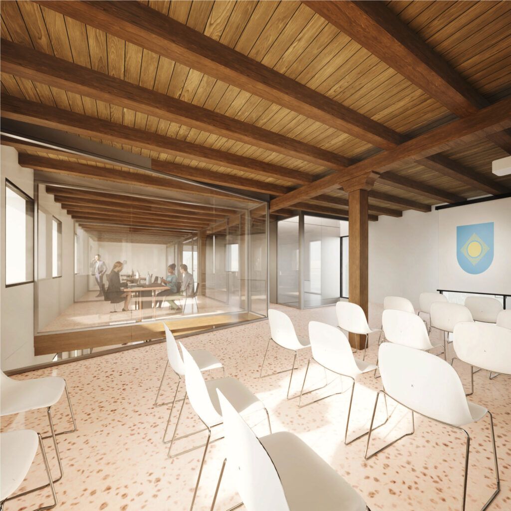 Infografía de cómo quedará el interior del inmueble