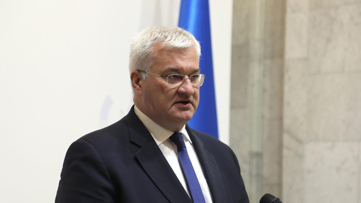 El ministro de Asuntos Exteriores de Ucrania, Andrii Sybiha.