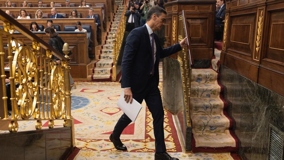 El presidente del Gobierno español, Pedro Sánchez