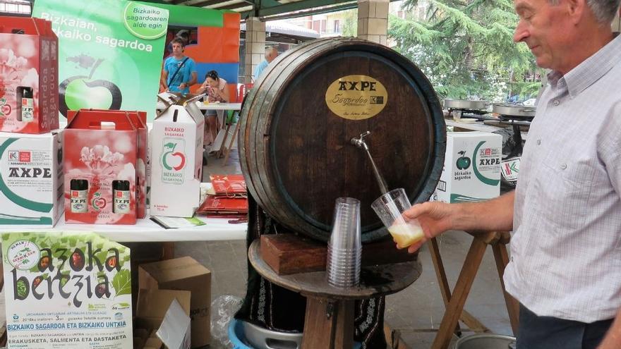 Degustación de conejo y sidra de Bizkaia en Gernika.