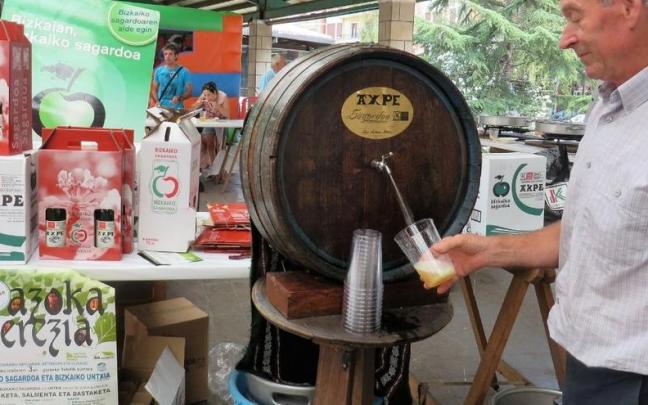 Degustación de conejo y sidra de Bizkaia en Gernika.