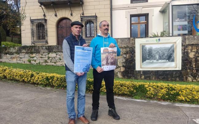 Orlan Isoird y Roberto Gómez, en la presentación.
