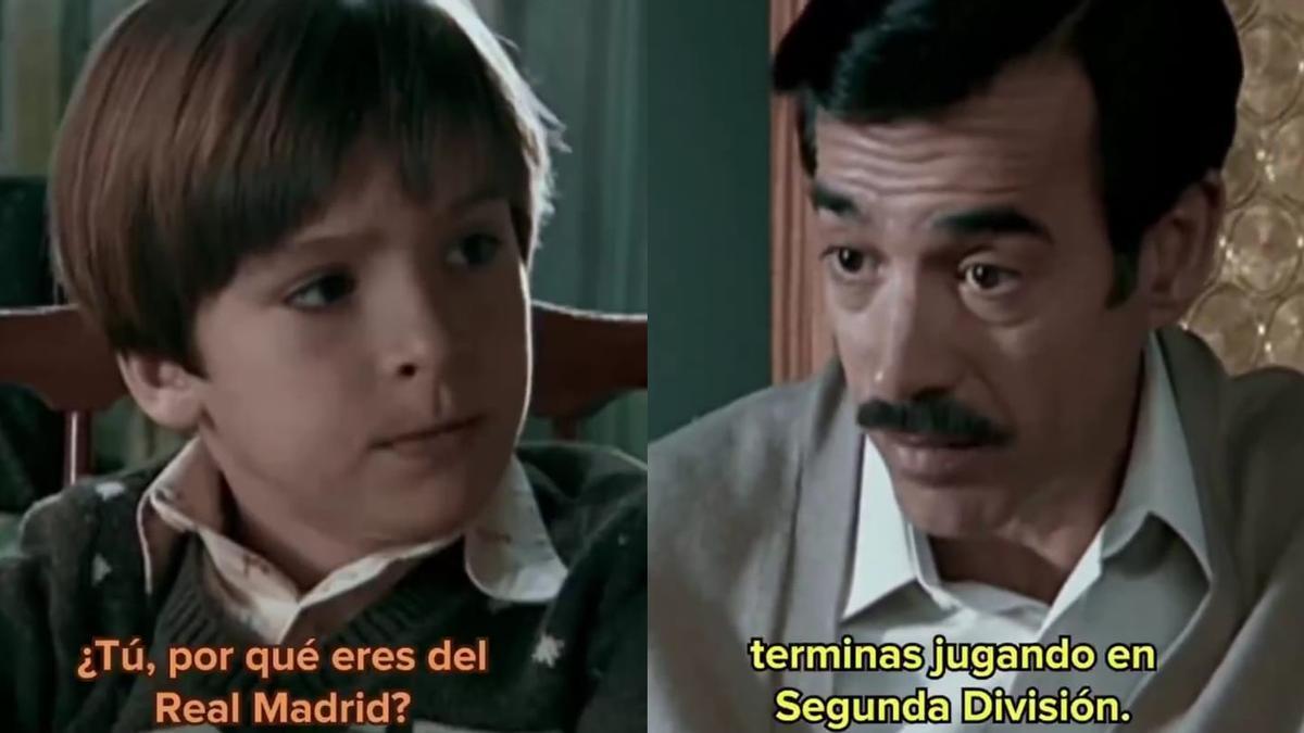 Carlitos y Antonio Alcántara, en la escena de 'Cuéntame'.