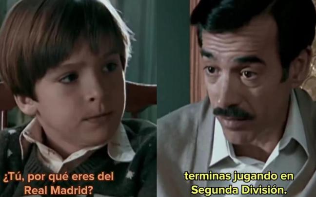 Carlitos y Antonio Alcántara, en la escena de 'Cuéntame'.