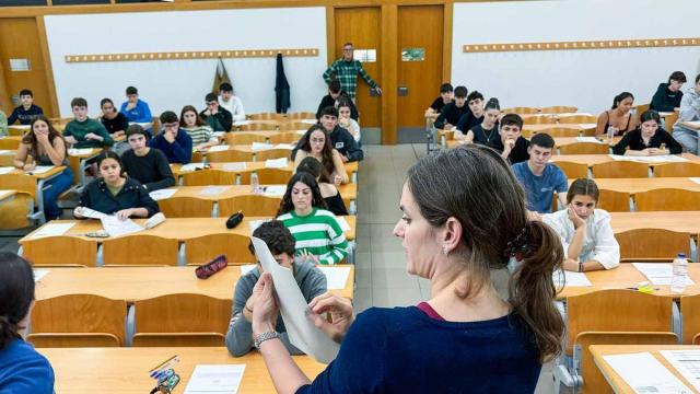 Imagen de la última edición de la Prueba de Acceso a la Universidad (PAU) celebrada en Euskadi.