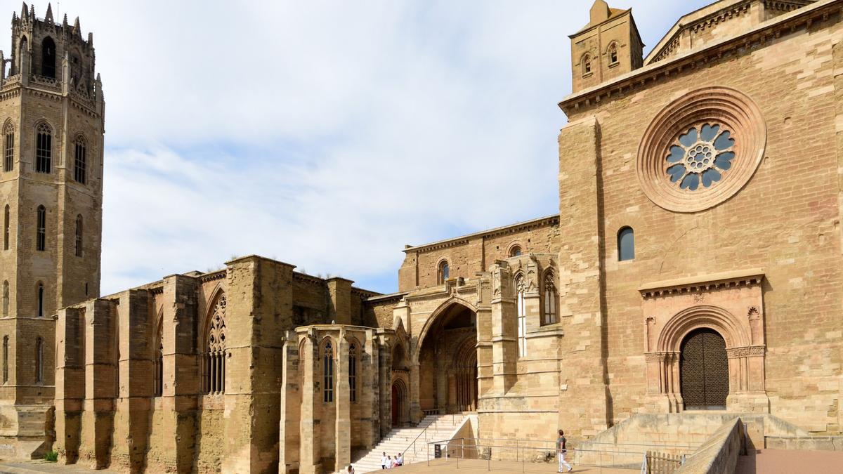 Catedral Vieja de Lleida, la Seu Vella, es el emblema de esta capital catalana.