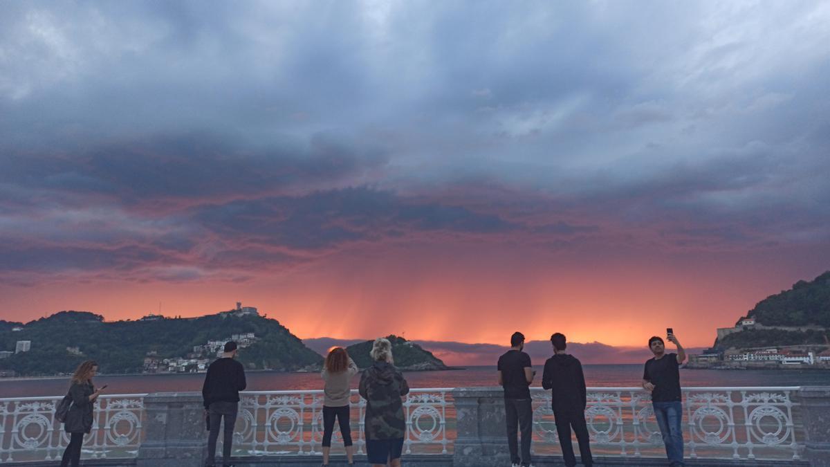 Turistas en Donostia