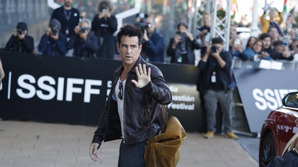Colin Farrell, en el Zinemaldia de Donostia