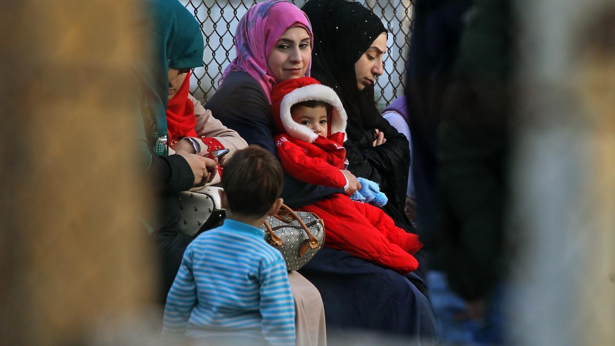 Refugiados sirios, en Líbano.