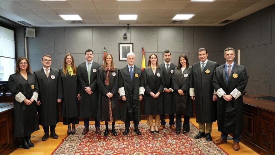 Iñaki Subijana ha presidido el acto de jura de siete nuevos jueces y juezas destinados a Euskadi.