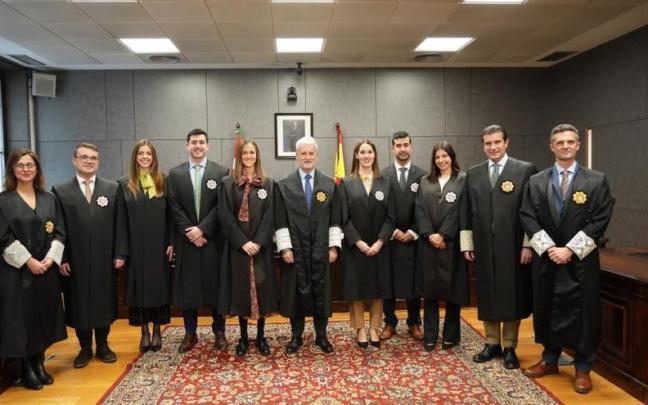 Iñaki Subijana ha presidido el acto de jura de siete nuevos jueces y juezas destinados a Euskadi. / EP Iñaki Subijana ha presidido el acto de jura de siete nuevos jueces y juezas destinados a Euskadi.