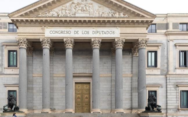 Fachada del Congreso de los Diputados