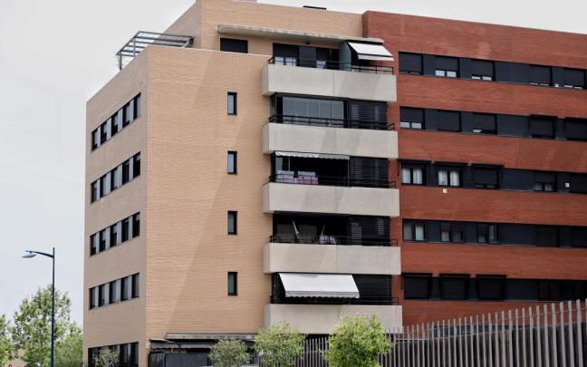 Fachada de viviendas