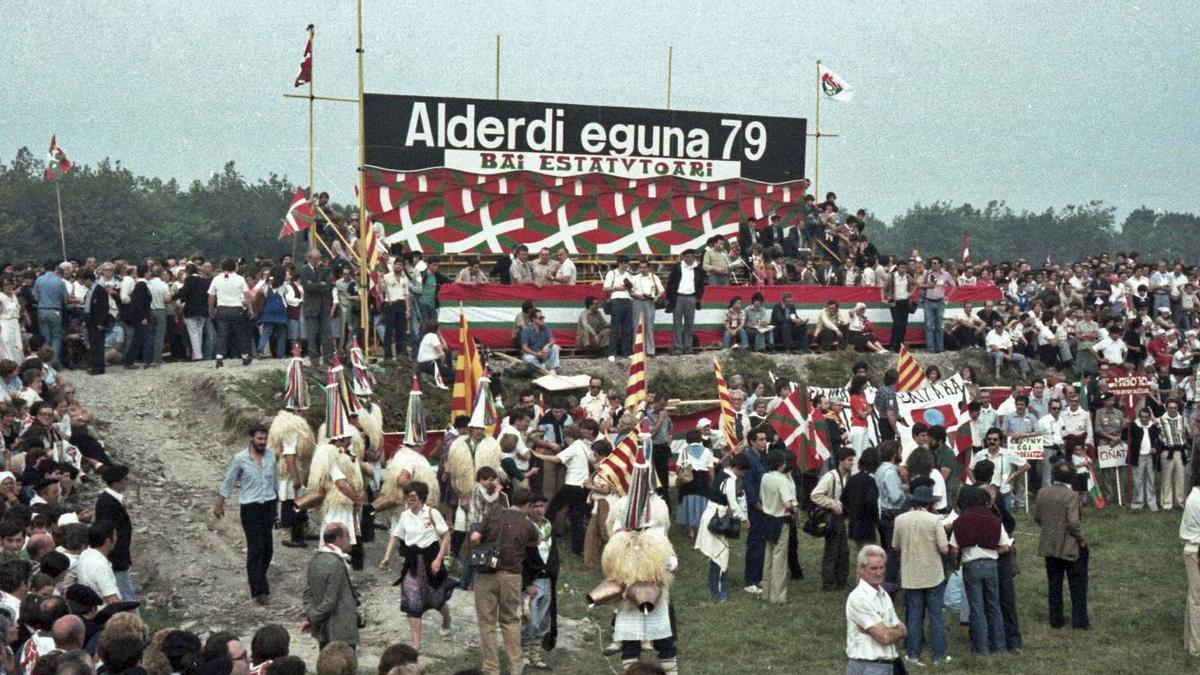 Imagen del Alderdi Eguna del año 1979.