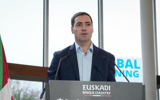 Pradales, en un acto este lunes.