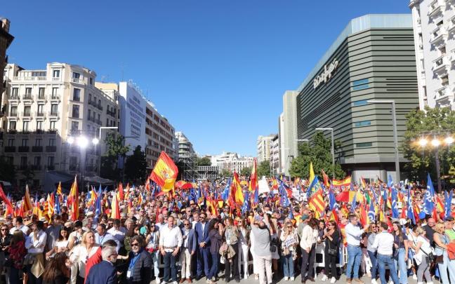El PP celebra un acto contra la amnistía en Madrid. El PP celebra un acto contra la amnistía en Madrid.