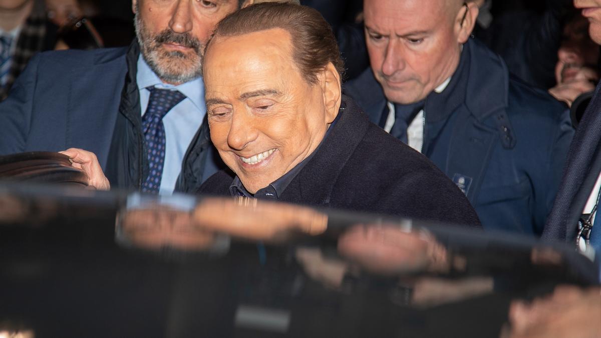 Silvio Berlusconi, en una de sus últimas apariciones públicas.