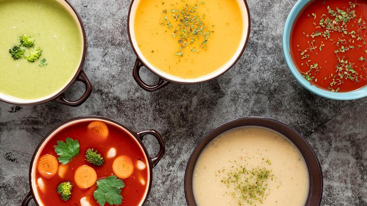 Pucheros con cremas y sopas para enfrentar el mes de enero.