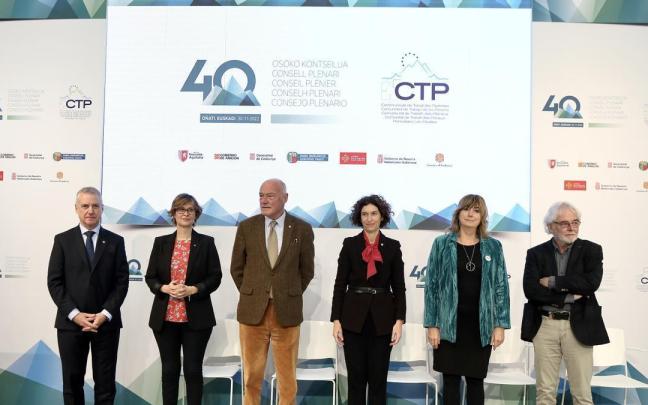 Iñigo Urkullu preside la última reunión de la Comunidad de Trabajo de los Pirineos.