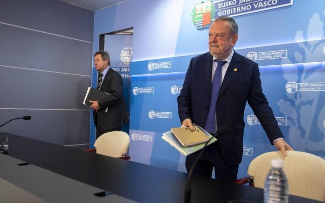 El consejero de Economía y Hacienda, Pedro Azpiazu El consejero de Economía y Hacienda, Pedro Azpiazu