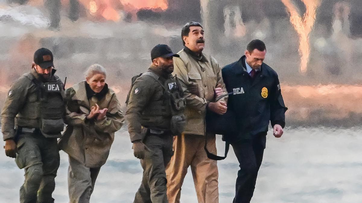 Maduro es trasladado hasta Manhattan para comparecer ante el juez.
