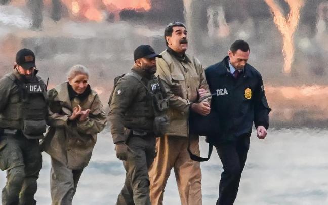 Maduro es trasladado hasta Manhattan para comparecer ante el juez.