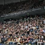 Aficionados en Miribilla. / OSKAR GONZÁLEZ