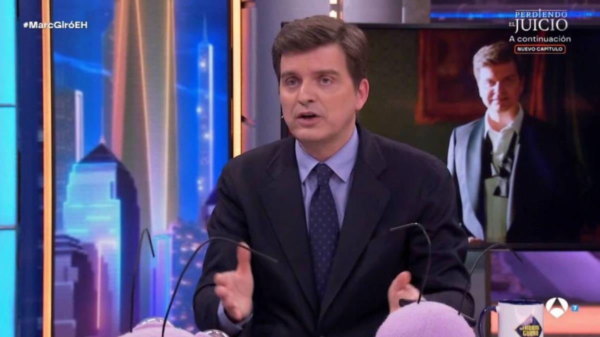 Marc Giró durante su visita a 'El Hormiguero'