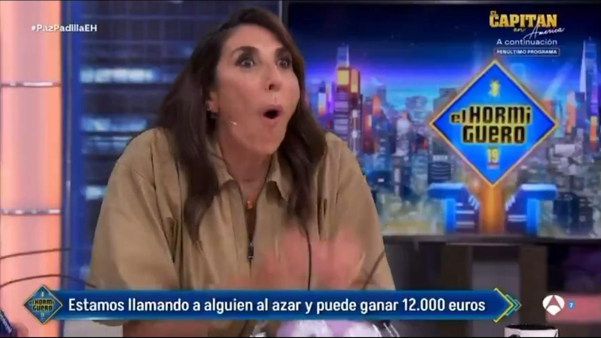 La reacción de Paz Padilla ante lo que ocurrió.