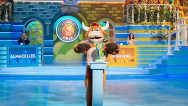 La vaquilla de 'El Grand Prix del verano'. / RTVE La vaquilla de 'El Grand Prix del verano'.