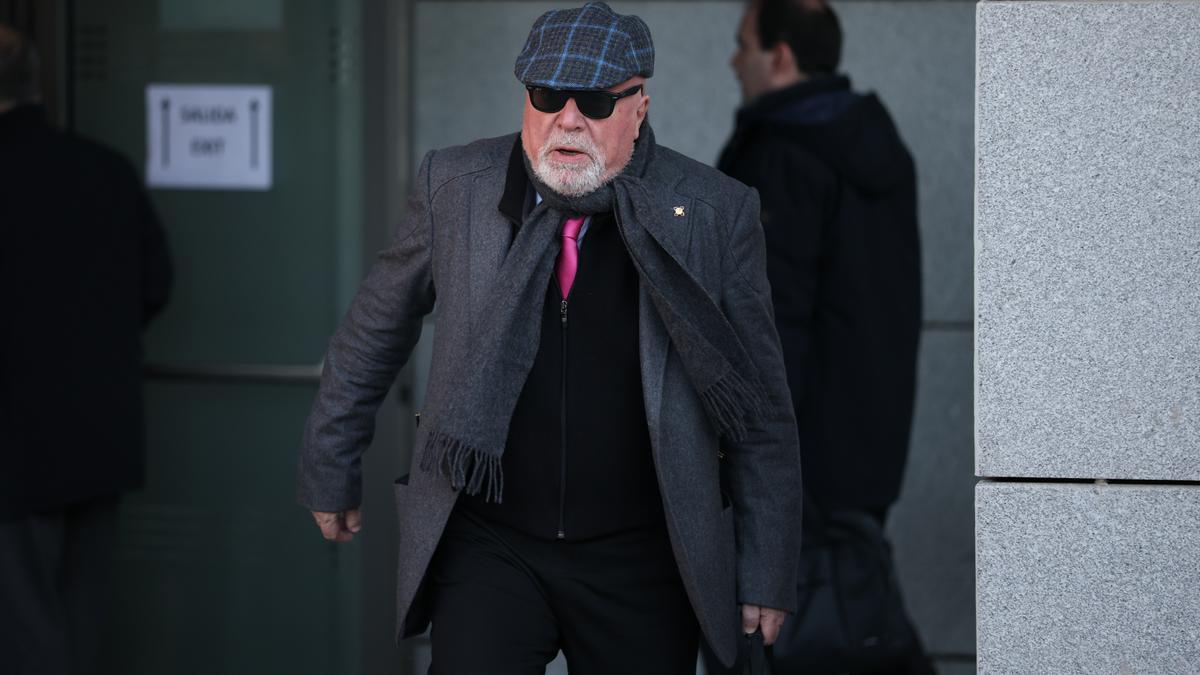 El excomisario José Manuel Villarejo, a su llegada a la Audiencia Nacional.