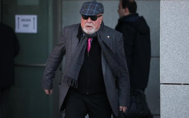 El excomisario José Manuel Villarejo, a su llegada a la Audiencia Nacional.