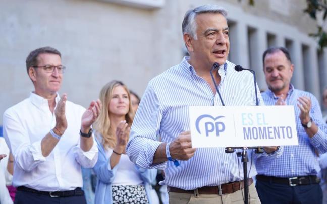 Javier de Andres, en un acto electoral.