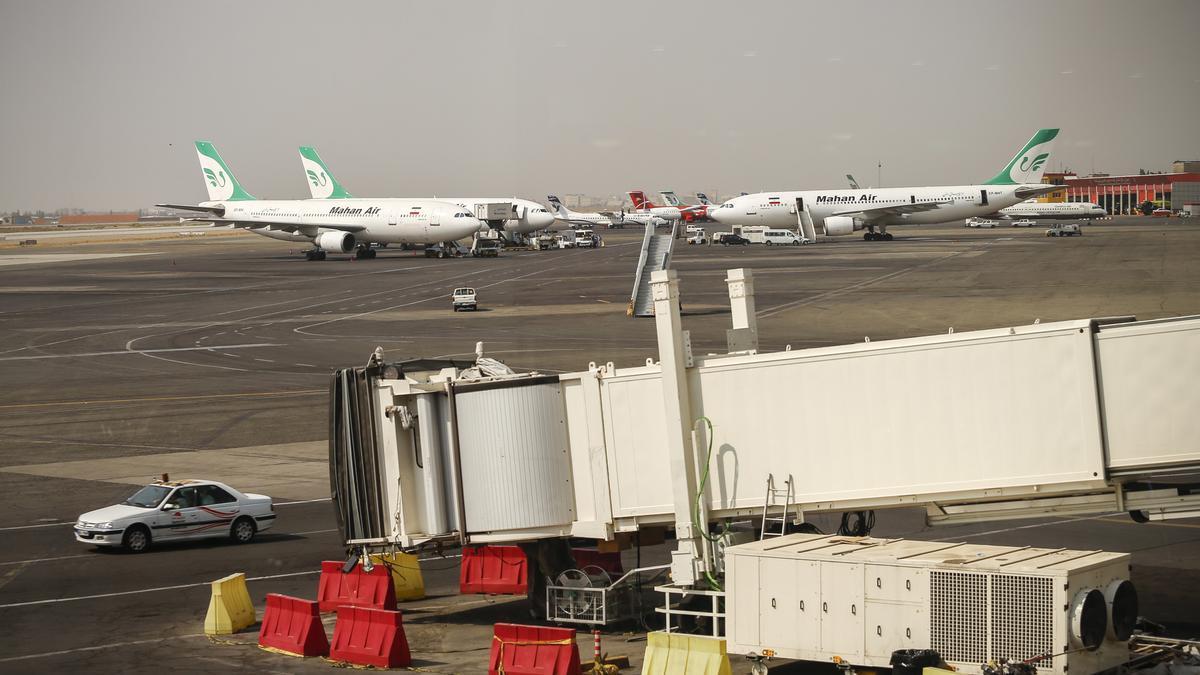 El aeropuerto internacional de Mehrabad, en la capital de Irán, Teherán