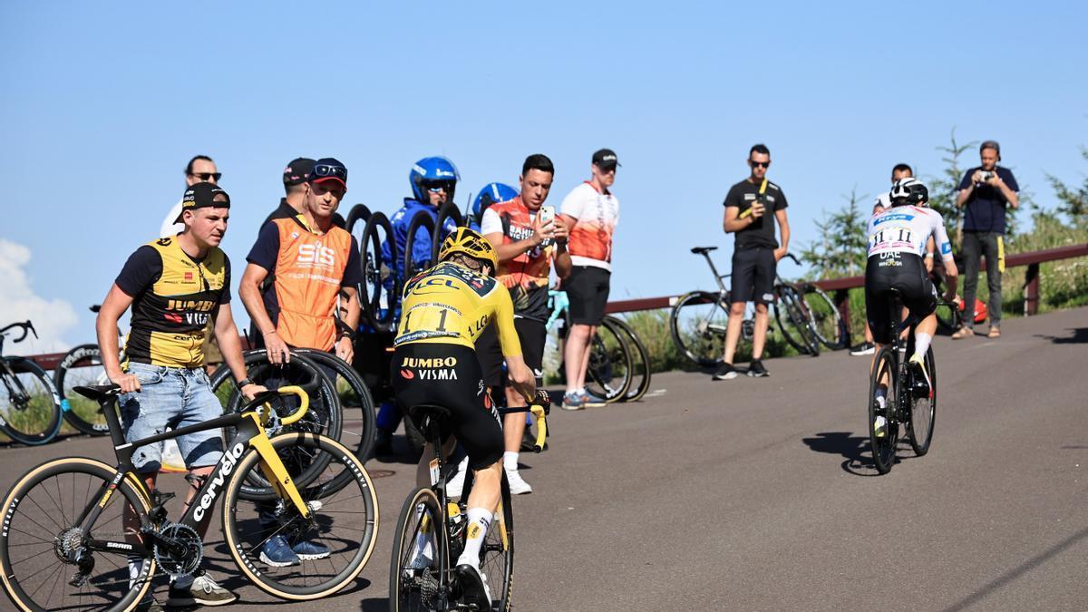 Vingegaard no pudo tapar el hueco.