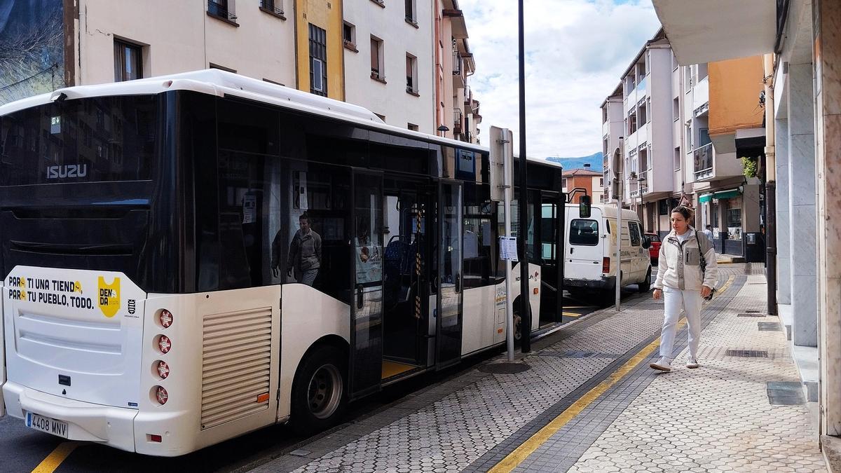 Hiribus de Andoain, en una parada