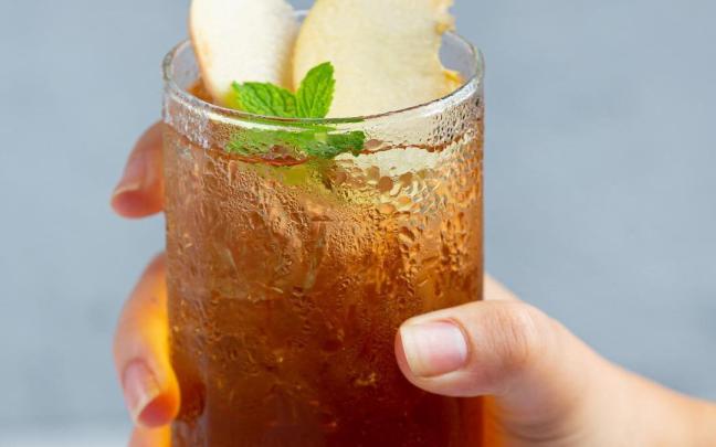 Té helado, un bebida refrescante para el verano.