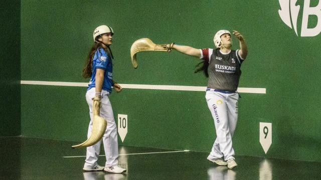 En imágenes: Final femenina de cesta punta de la Liga de Naciones 36 metros