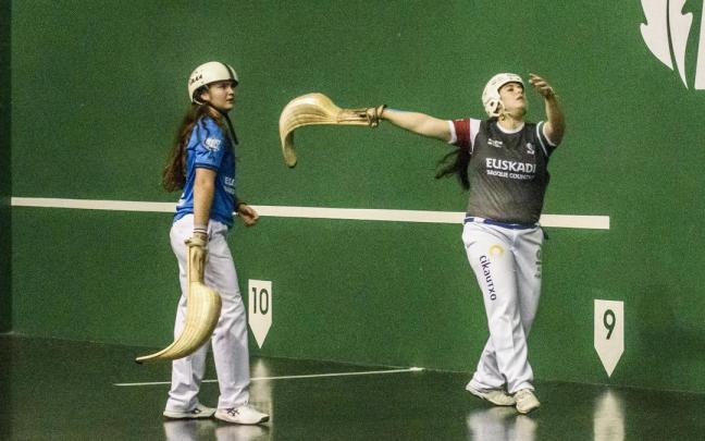 En imágenes: Final femenina de cesta punta de la Liga de Naciones 36 metros