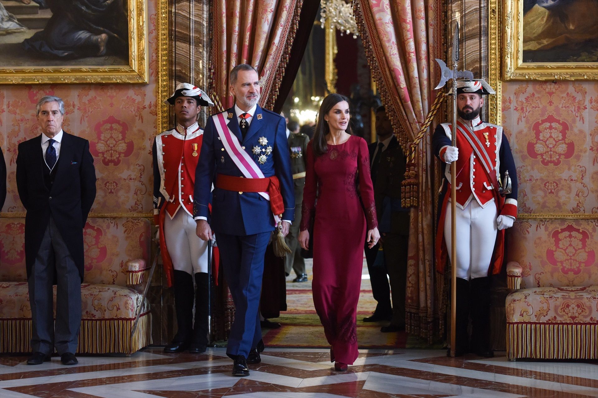 Los monarcas españoles, Felipe VI y Letizia, en una imagen de archivo.
