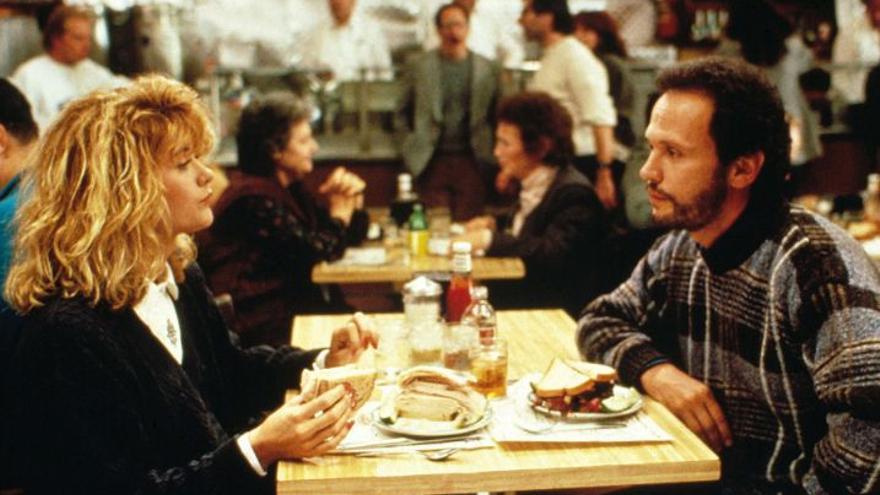 Meg Ryan y Billy Crystal, en 'Cuando Harry encontró a Sally'.