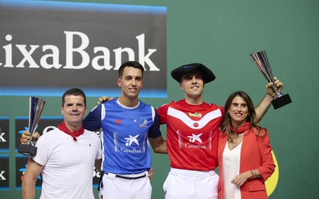 La final del cuatro y medio navarro del año pasado. IÑAKI PORTO