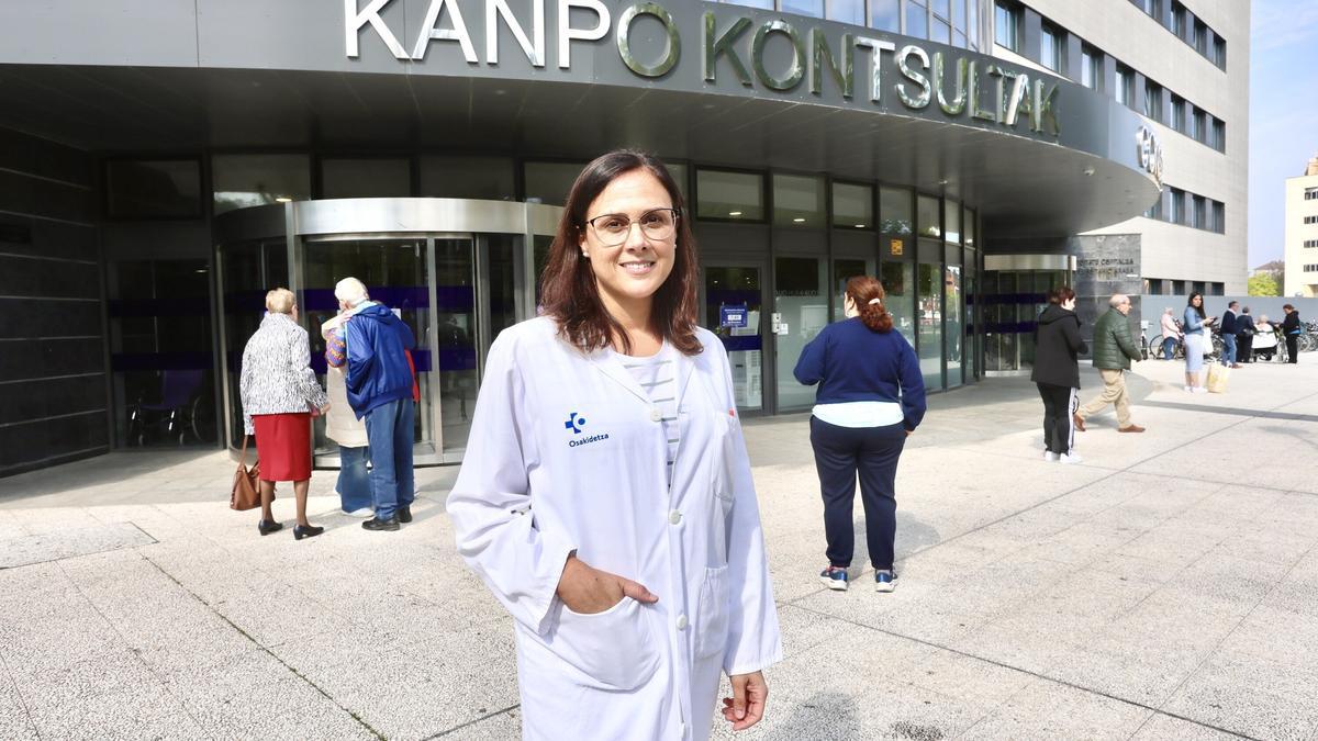 Olga Uriel, médica Alergóloga de Osakidetza de la OSI Araba
